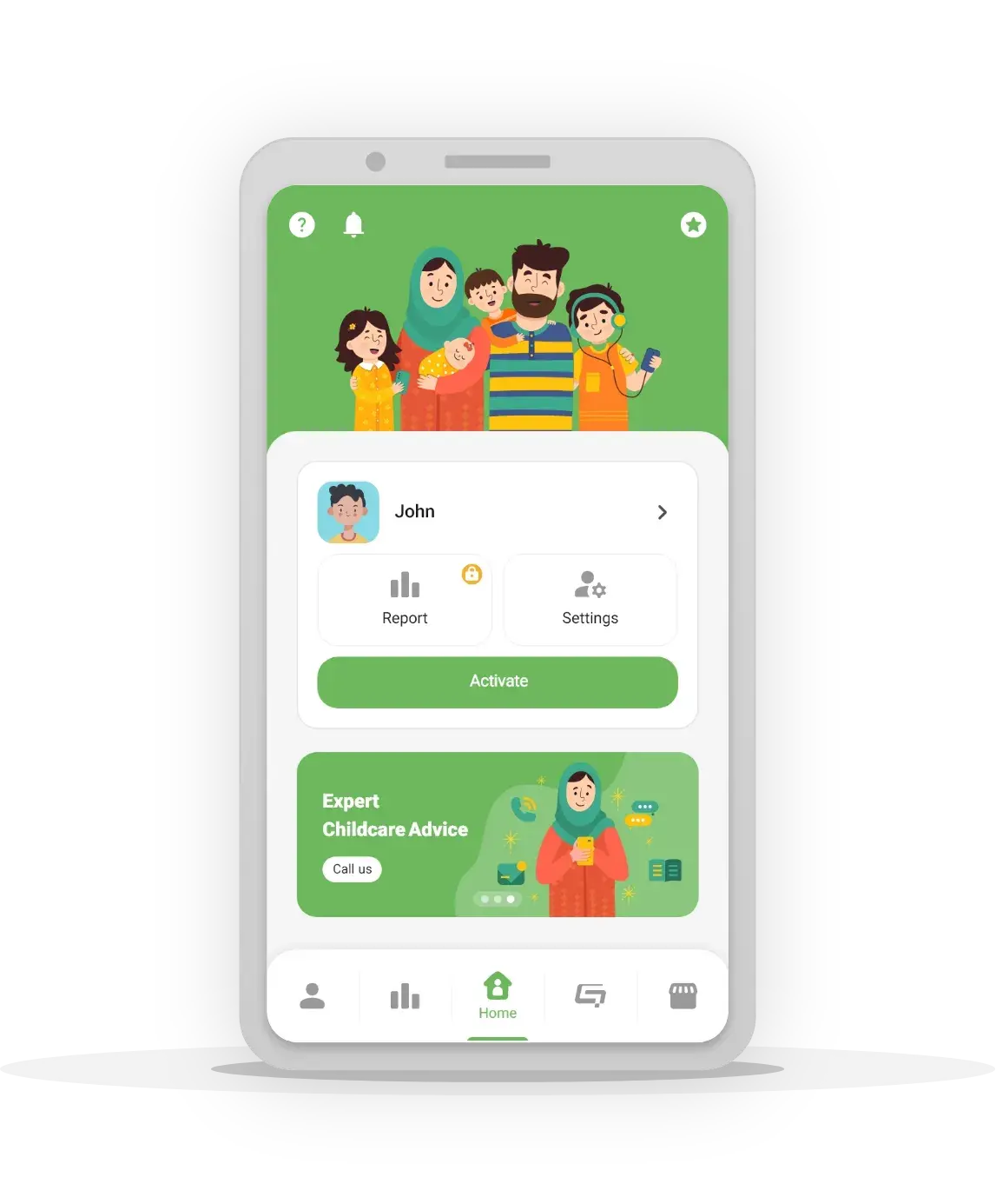 Preview of the Imino child app